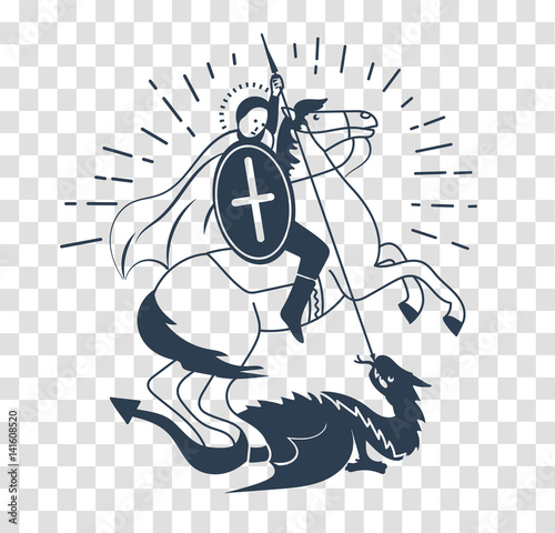 silhouette icon Saint Georgi