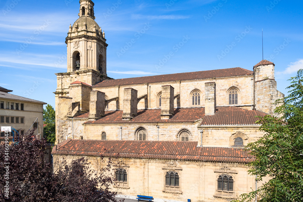 Basilica de Santa Maria de Portugalete is Catholic parish church in gothic-renaissance style, located in the town of Portugalete, Vizcaya, Basque Country, Spain