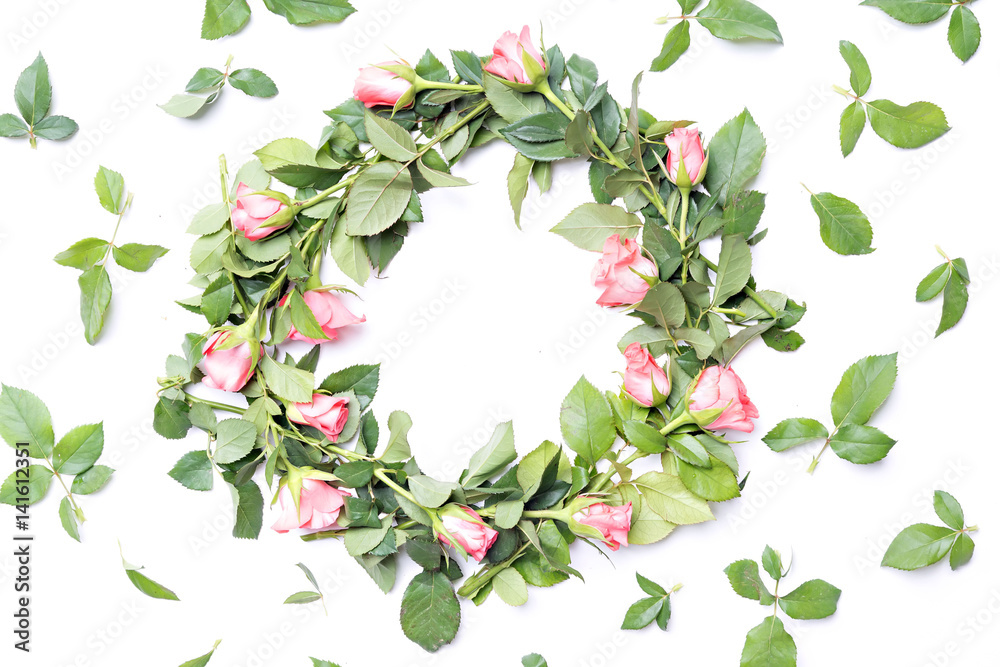 roses on white roses on white