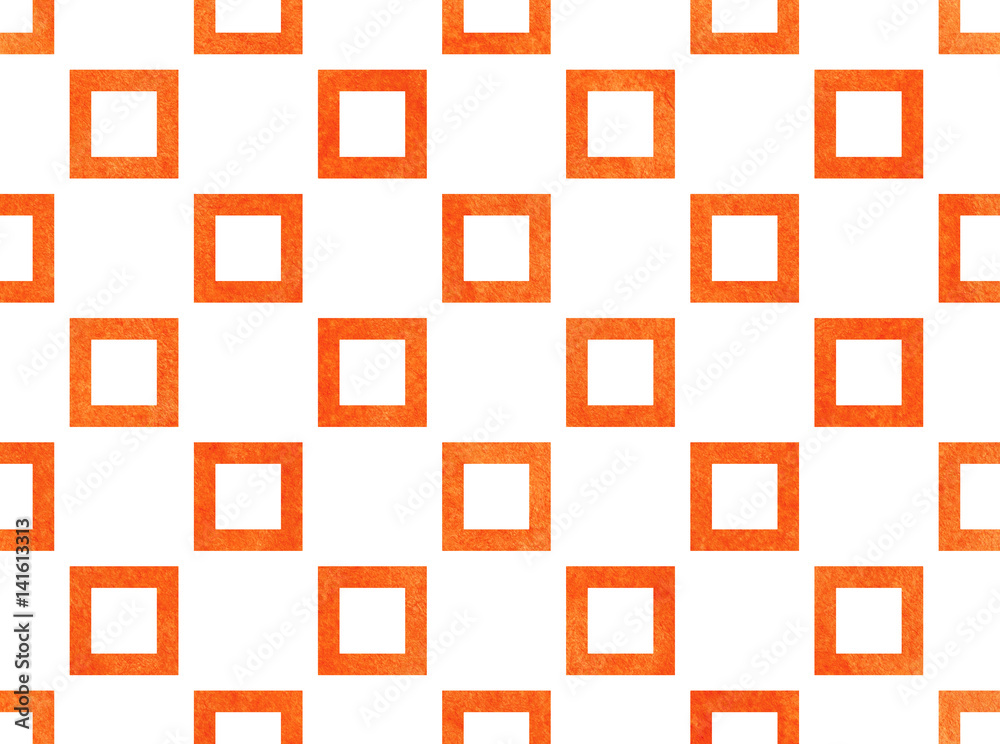 Watercolor square pattern. Watercolor square pattern.