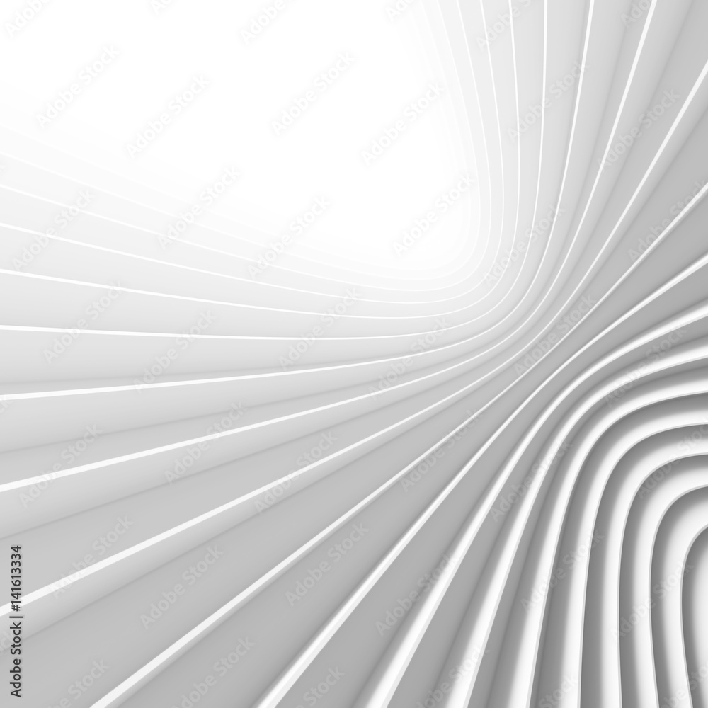 Naklejka premium Architecture Circular Background. Abstract Building Design