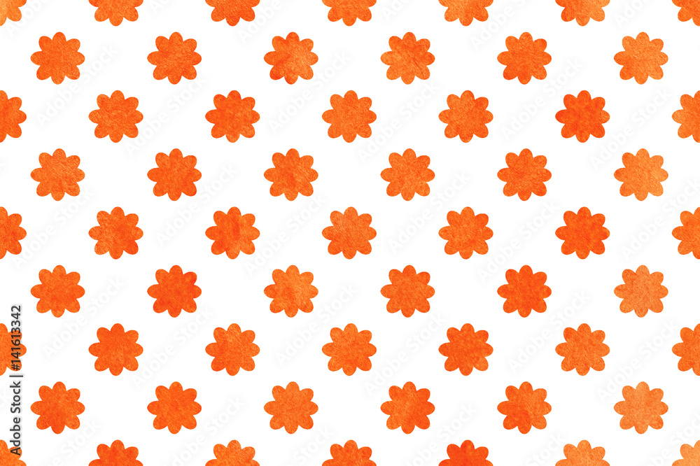 Watercolor flowers pattern. Watercolor flowers pattern.