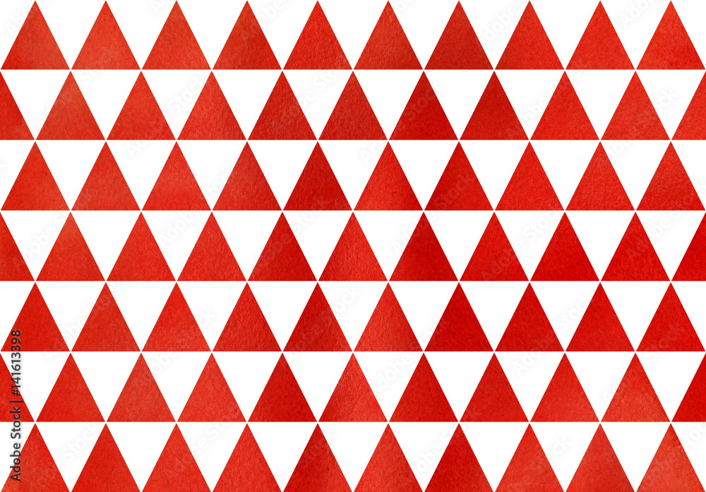 Watercolor triangle pattern. Watercolor triangle pattern.