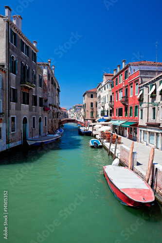 View of beautiful colored venice canal © LuckyPhoto