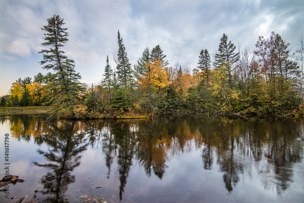 Fall  foliage lakeside