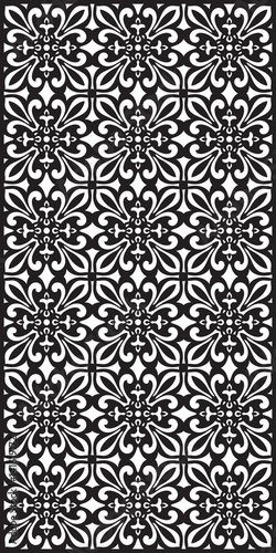 Rectangular lattice pattern background in oriental style. Arabesque.