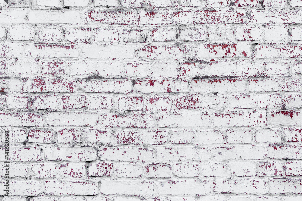 Background and texture. Textured old brick wall