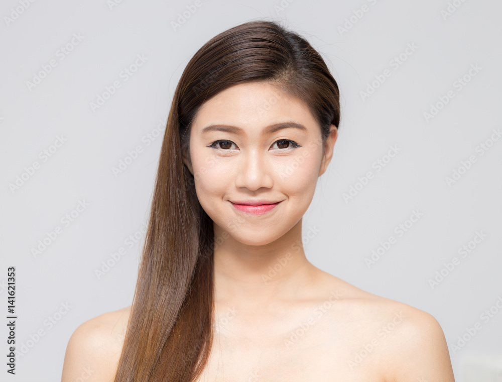 Asian beautiful women smile and happy Asian beautiful women smile and happy