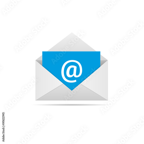 Envelope with email