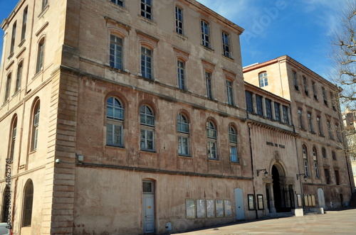 Fassade des barocken Rathauses Hôtel de Ville