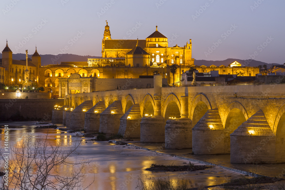 Roman bridge, Cordoba, Spain.