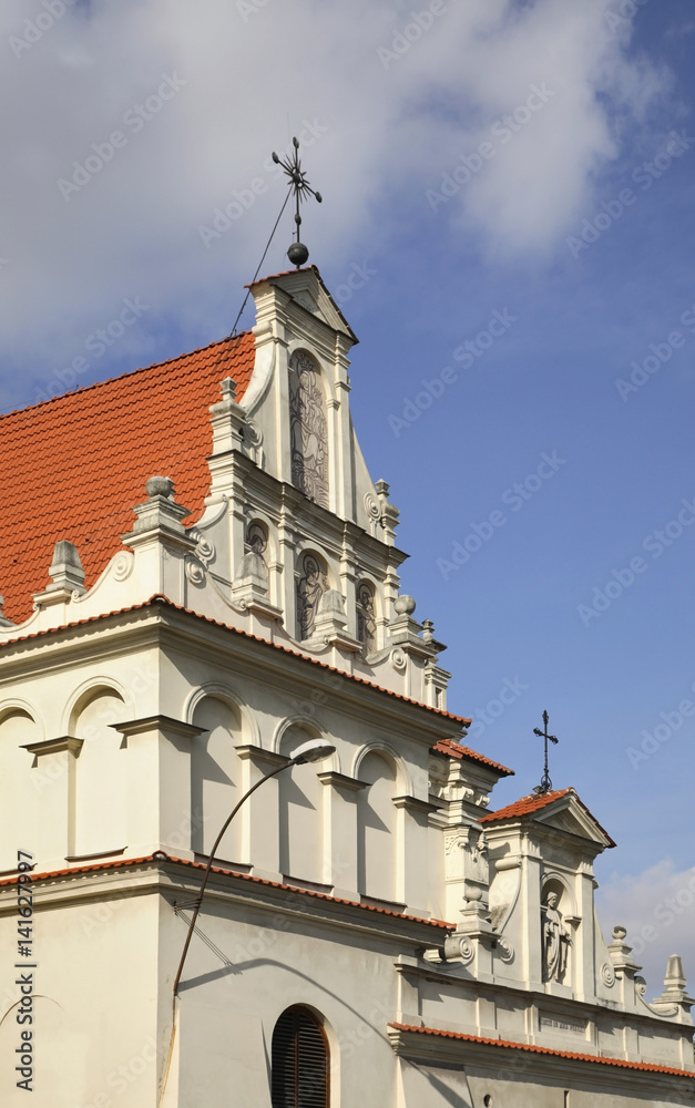Fototapeta premium Monastery of Discalced Carmelites in Lublin. Poland