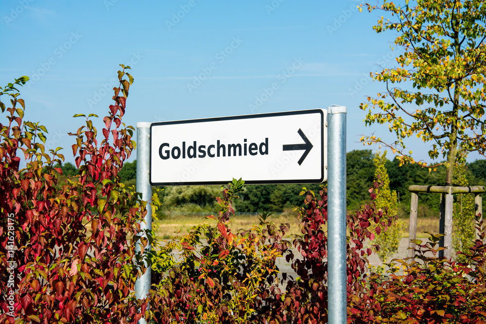 Schild 167 - Goldschmied