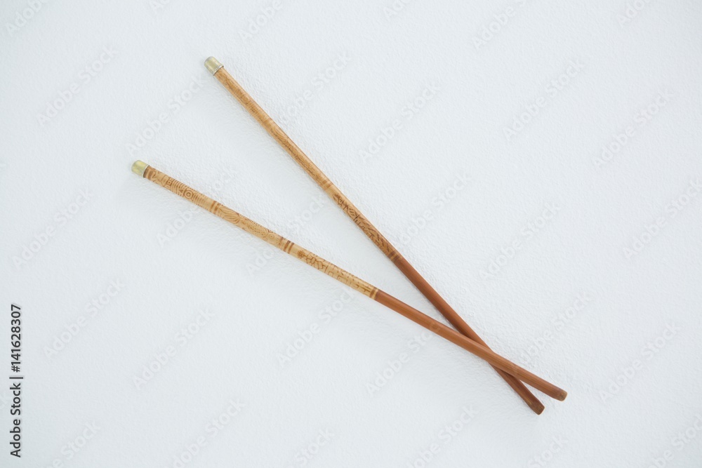 Chopsticks on white background Chopsticks on white background