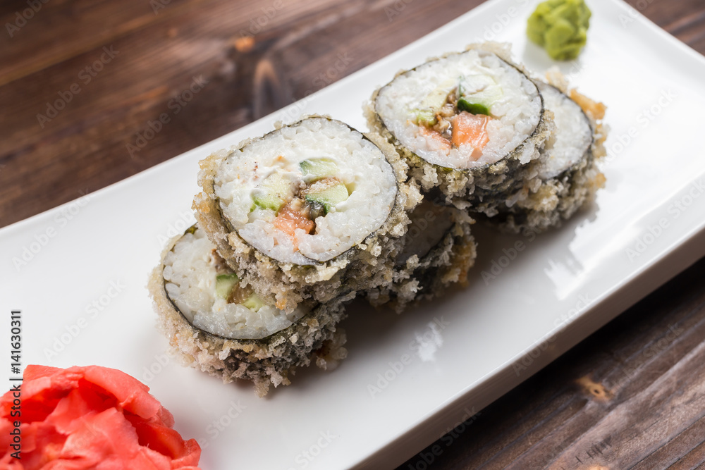 Fried sushi, roll Fried sushi, roll