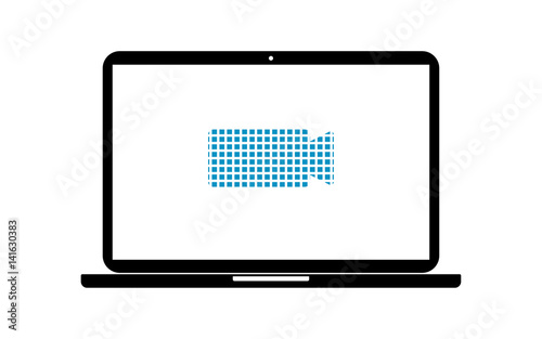 Pixel Icon Laptop - Videokamera