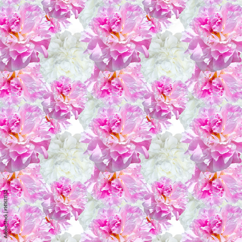  pattern pale pink peonies