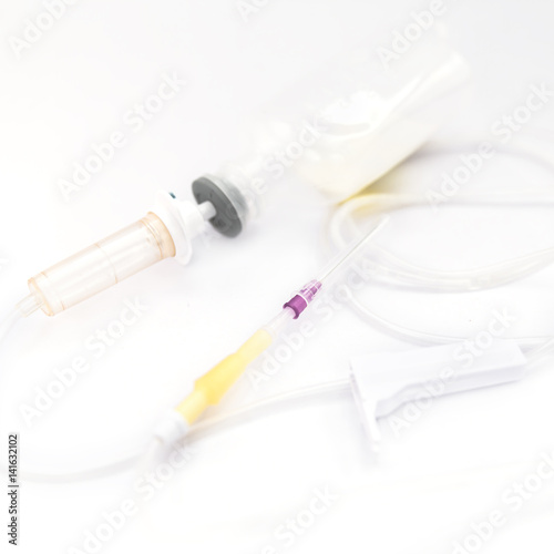 Medical plastic intravenous system