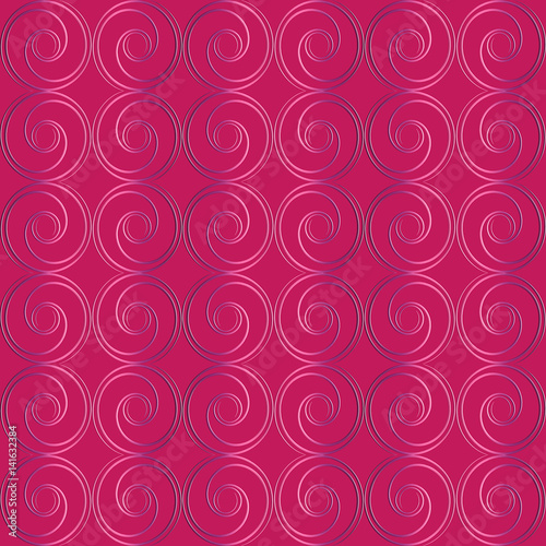 circle geometric retro pattern