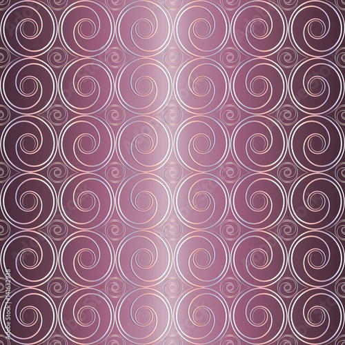 circle geometric retro pattern