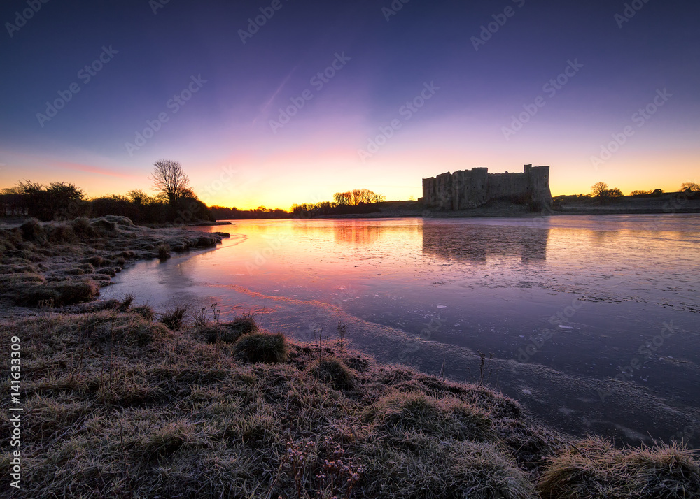 Carew Castle, Dawn
