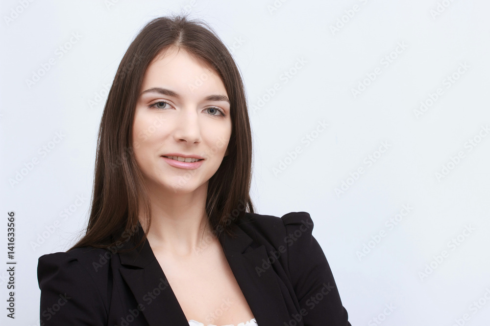 business people on grey background business people on grey background