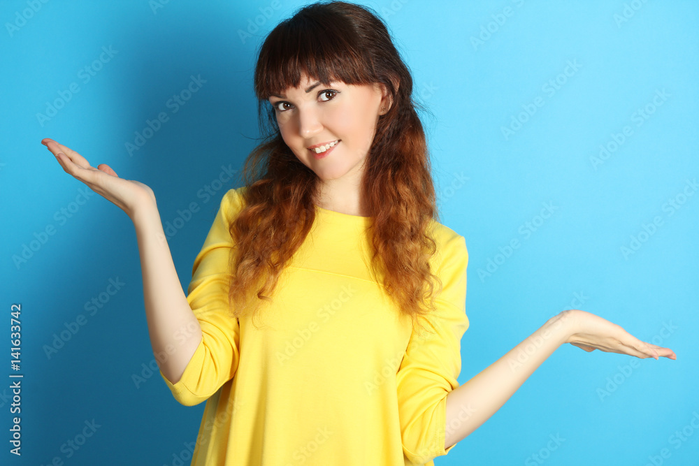 Girl in a yellow dress Girl in a yellow dress
