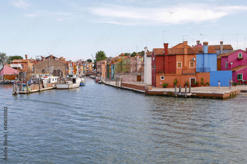 Fototapeta premium ILE DE BURANO À VENISE