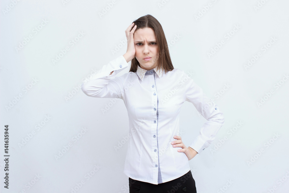 business people on grey background business people on grey background