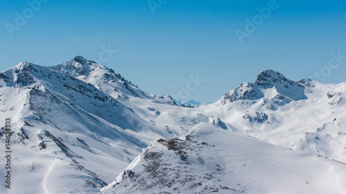 Österreichische Alpen in Ischgl Samnaun im Winter © naturenow