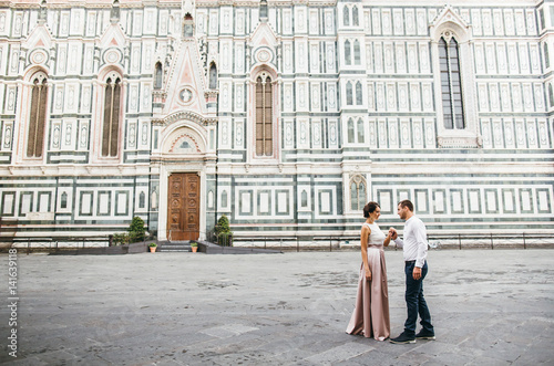 couple in love in Italy