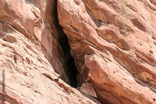 A close up of the red rocks at the Red Rocks State Park
