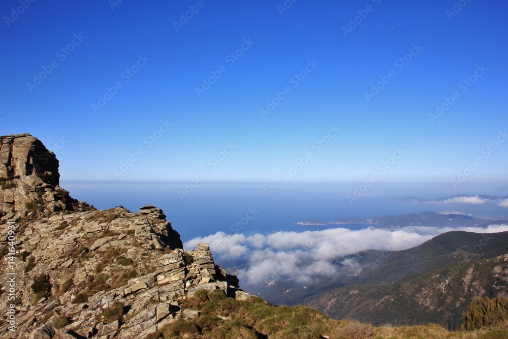 Monte Capanne, marzo, isola d'Elba