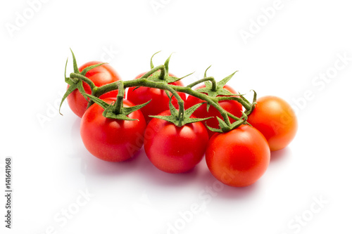 Bunch of fresh red tomatoes