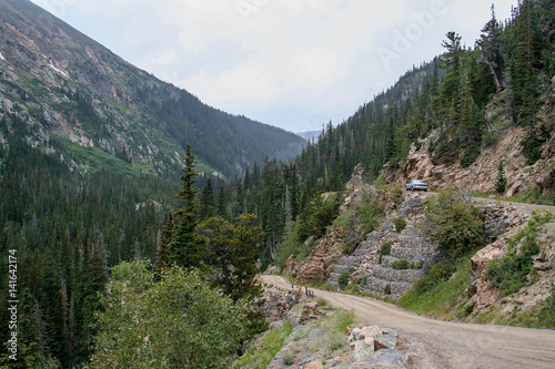 Old fall river road in Rocky Mountain State Park
