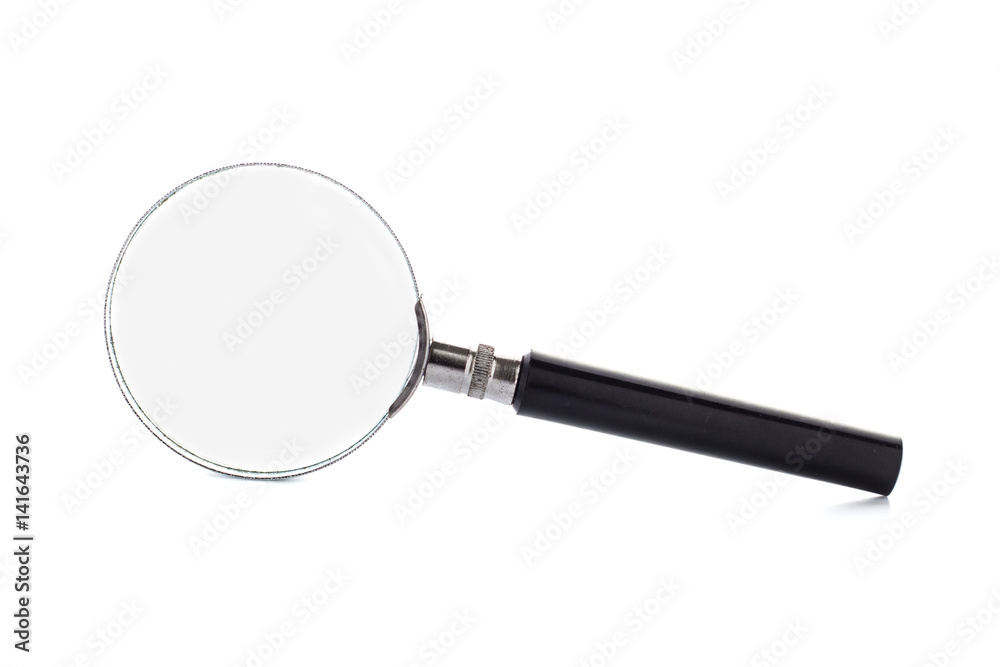 Magnifying glass isolated on white background Magnifying glass isolated on white background