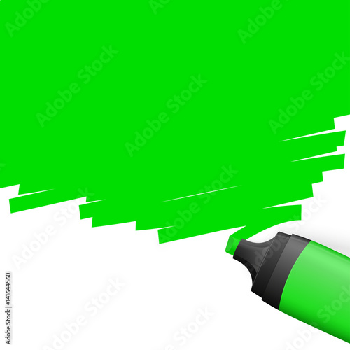 colored highlighter with marking