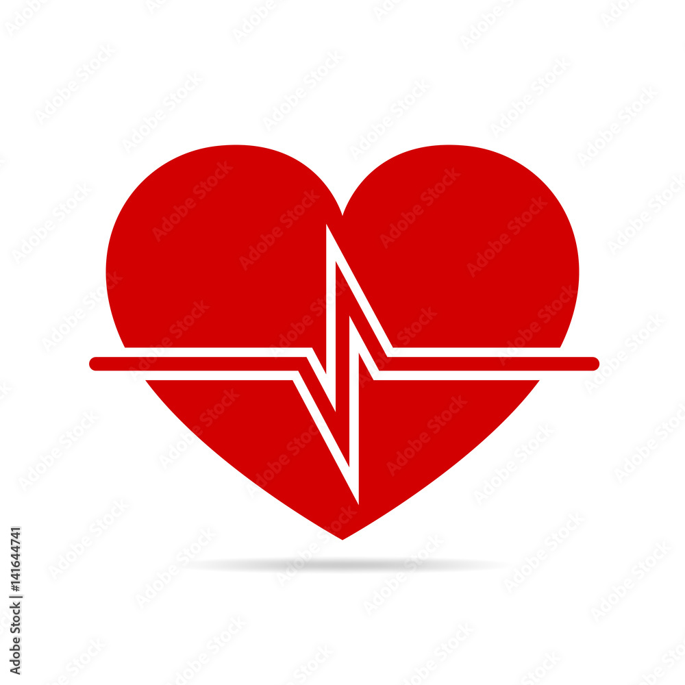 Heart icon. Vector illustration. Heart icon. Vector illustration.