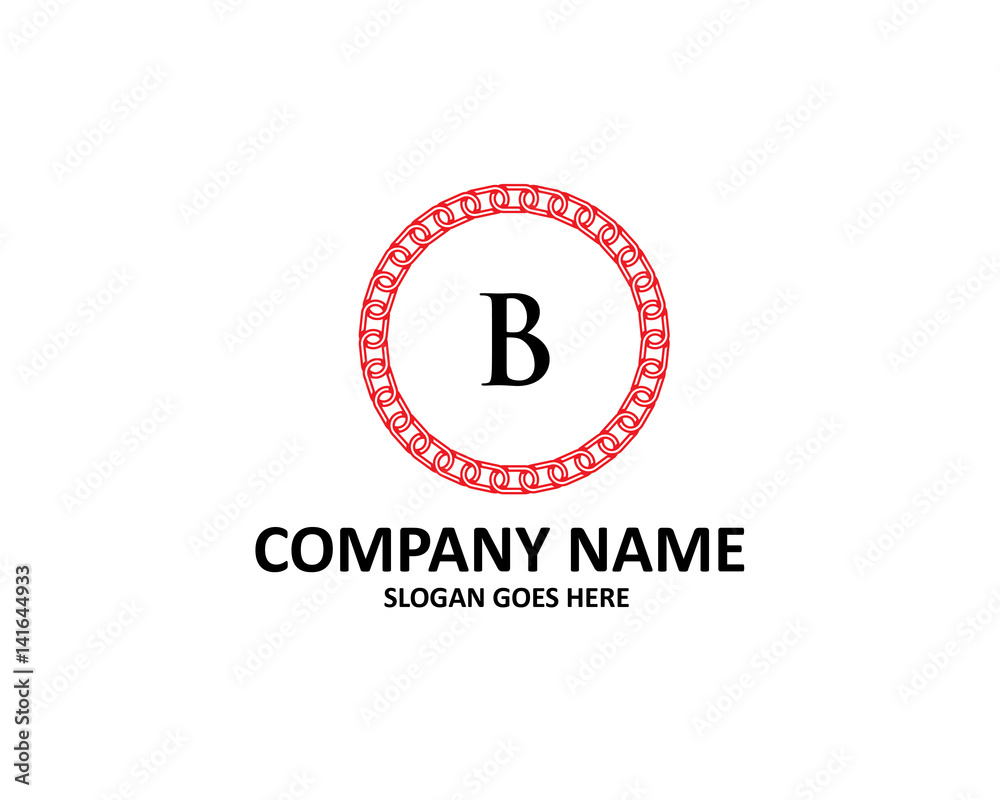 B Letter Chain Logo B Letter Chain Logo