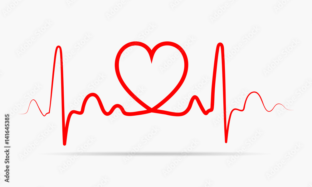 Heart icon. Vector illustration. Heart icon. Vector illustration.