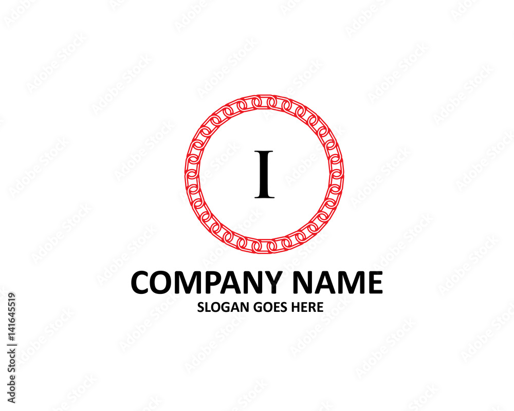 I Letter Chain Logo I Letter Chain Logo