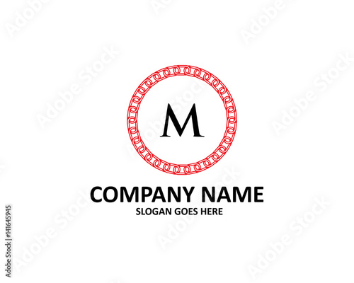 M Letter Chain Logo