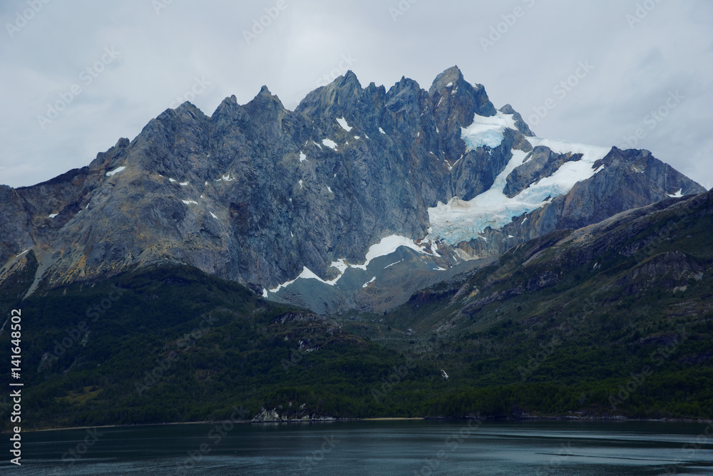 Chile fjords glacier Chile fjords glacier