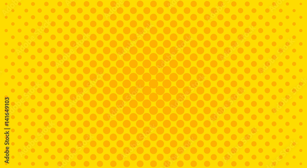 Yellow halftone background. Vector illustration. Yellow halftone background. Vector illustration.