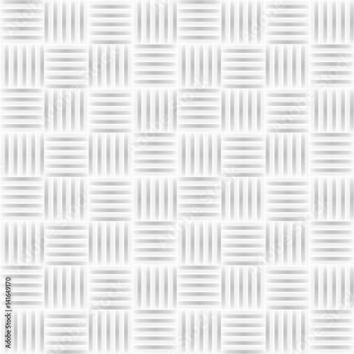 White tile texture. Seamless vector background.