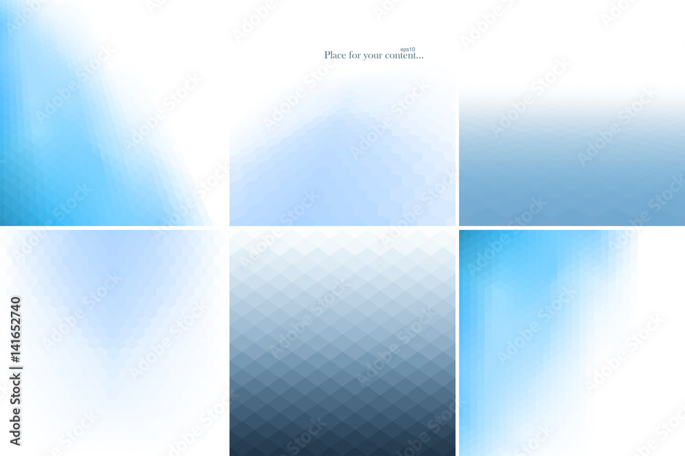 Obraz premium Blue abstract backgrounds.