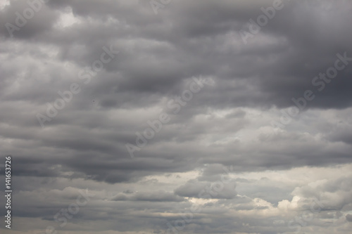 Fototapeta Naklejka Na Ścianę i Meble -  cloudy sky. Black clouds for background.