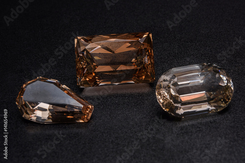 Mineral Topaz, is used as a jewelry stone