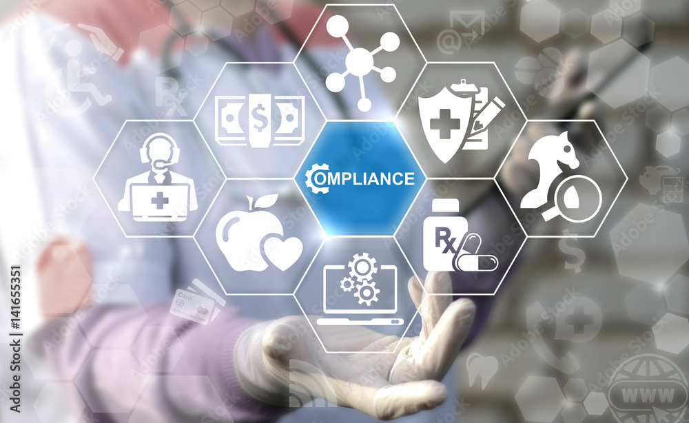 Medical compliance icon
