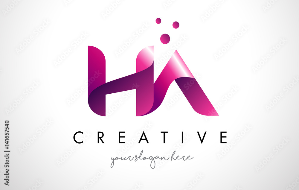 HA Logo Design Vector Graphic by xcoolee · Creative Fabrica